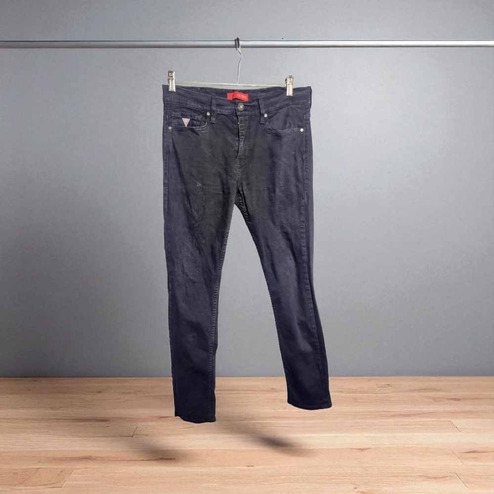 Guess Men's Black 32x30 Skinny Jeans